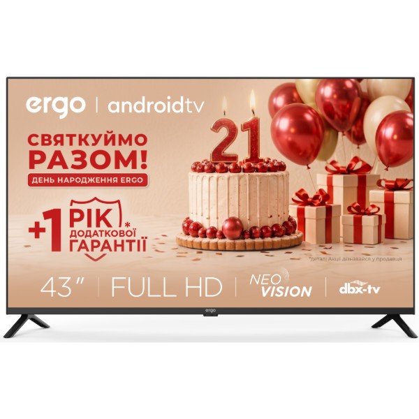 Фото - Телевизор Ergo 43GFS6500 Фото - Телевизор Ergo 43GFS6500